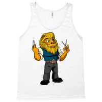 Cartoon Lion Is The Barber Boy Tank Top | Artistshot