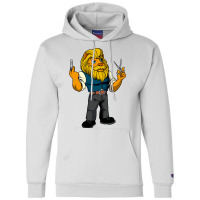 Cartoon Lion Is The Barber Boy Champion Hoodie | Artistshot