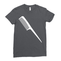 Barber Hairdresser Comb Hair Cutting Tumblr Ladies Fitted T-shirt | Artistshot