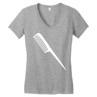 Barber Hairdresser Comb Hair Cutting Tumblr Women's V-neck T-shirt | Artistshot