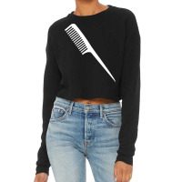 Barber Hairdresser Comb Hair Cutting Tumblr Cropped Sweater | Artistshot