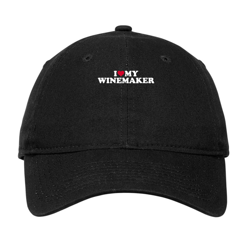 I Love My Winemaker T Shirt Adjustable Cap | Artistshot