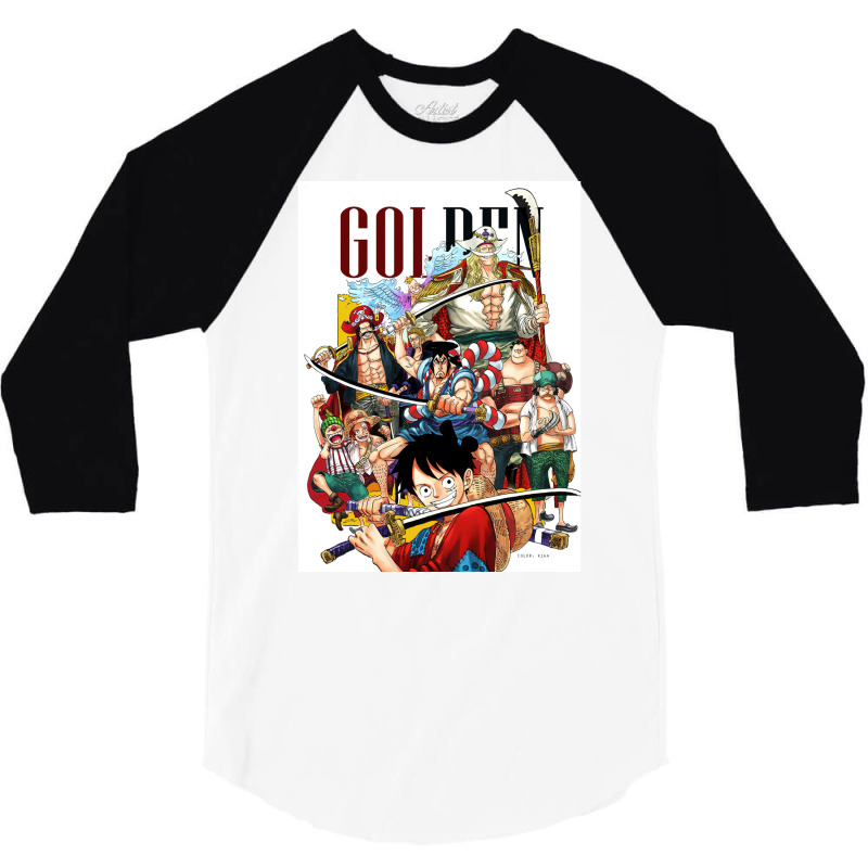 Luffy Roger One Piece 3/4 Sleeve Shirt | Artistshot