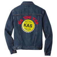 What Are You Doing Bitter Kas! Men Denim Jacket | Artistshot