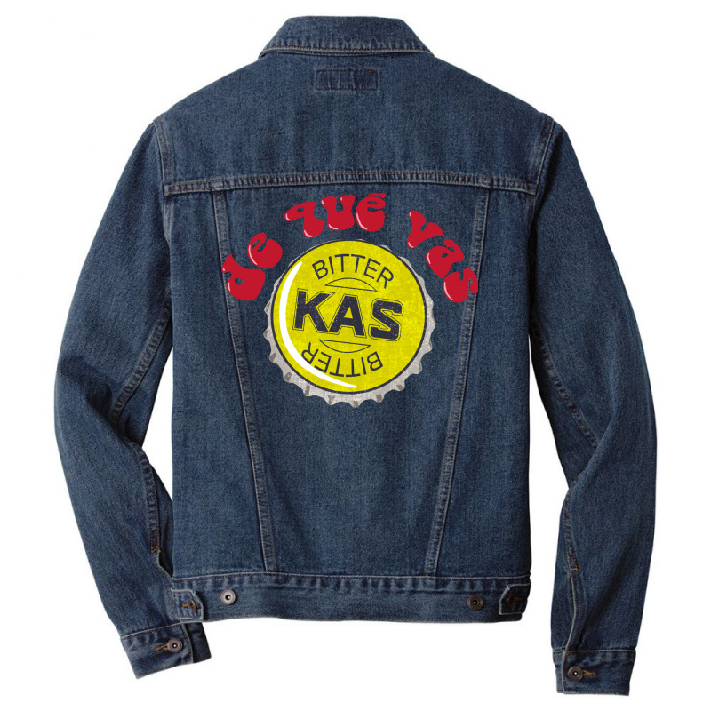 What Are You Doing Bitter Kas! Men Denim Jacket by tebecknincho7 | Artistshot