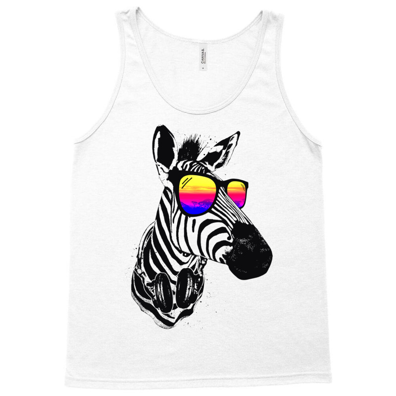 Cool Zebra Tank Top by enzormiersh | Artistshot