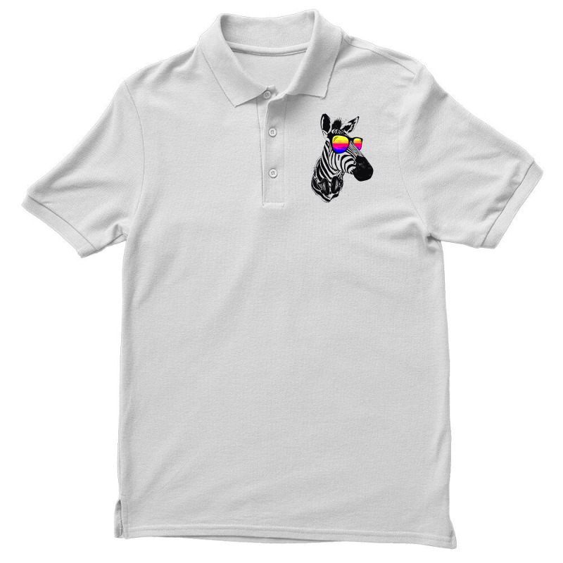 Cool Zebra Men's Polo Shirt by enzormiersh | Artistshot