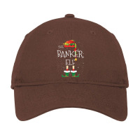 Banker Elf Family Matching Christmas Group Funny P Adjustable Cap | Artistshot