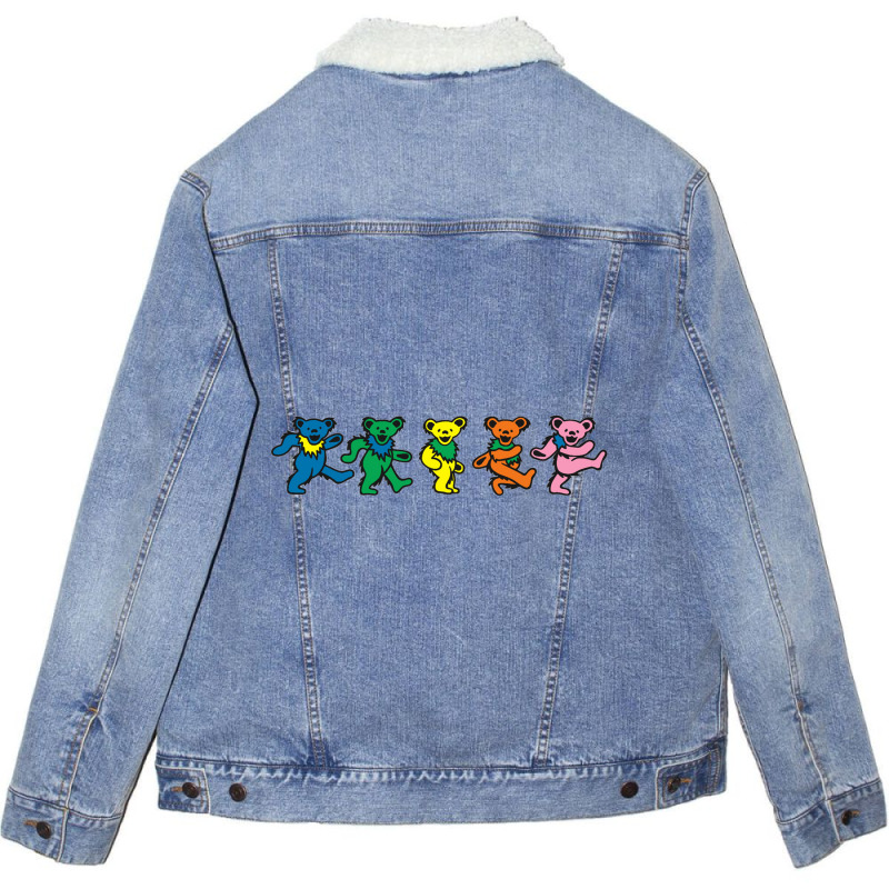 Grateful Bears Unisex Sherpa-lined Denim Jacket | Artistshot