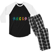 Grateful Bears Men's 3/4 Sleeve Pajama Set | Artistshot