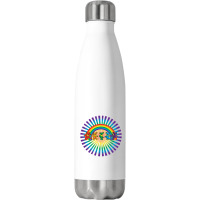 Grateful Rainbow Stainless Steel Water Bottle | Artistshot