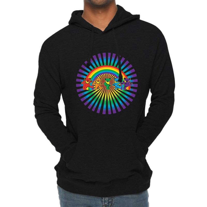 Grateful Rainbow Lightweight Hoodie | Artistshot