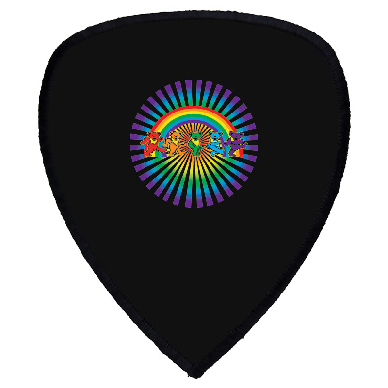 Grateful Rainbow Shield S Patch | Artistshot