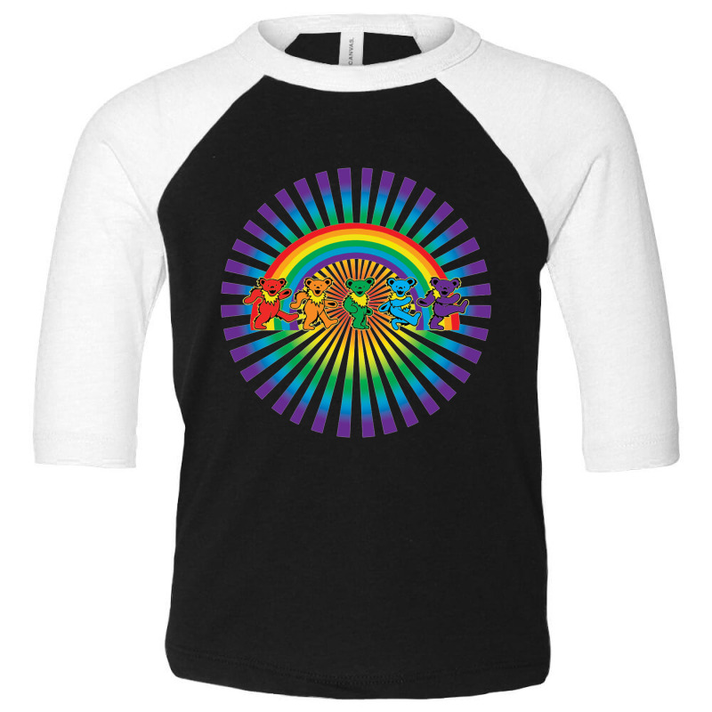 Grateful Rainbow Toddler 3/4 Sleeve Tee | Artistshot