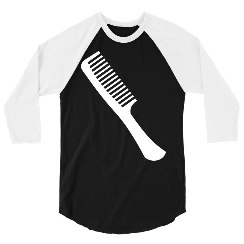 Barber Hairdresser Comb Hair Cutting Funny 3/4 Sleeve Shirt | Artistshot