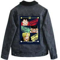 One Piece 8 Unisex Sherpa-lined Denim Jacket | Artistshot