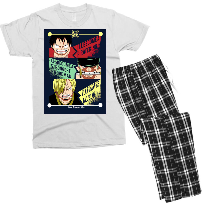 One Piece 8 Men's T-shirt Pajama Set | Artistshot