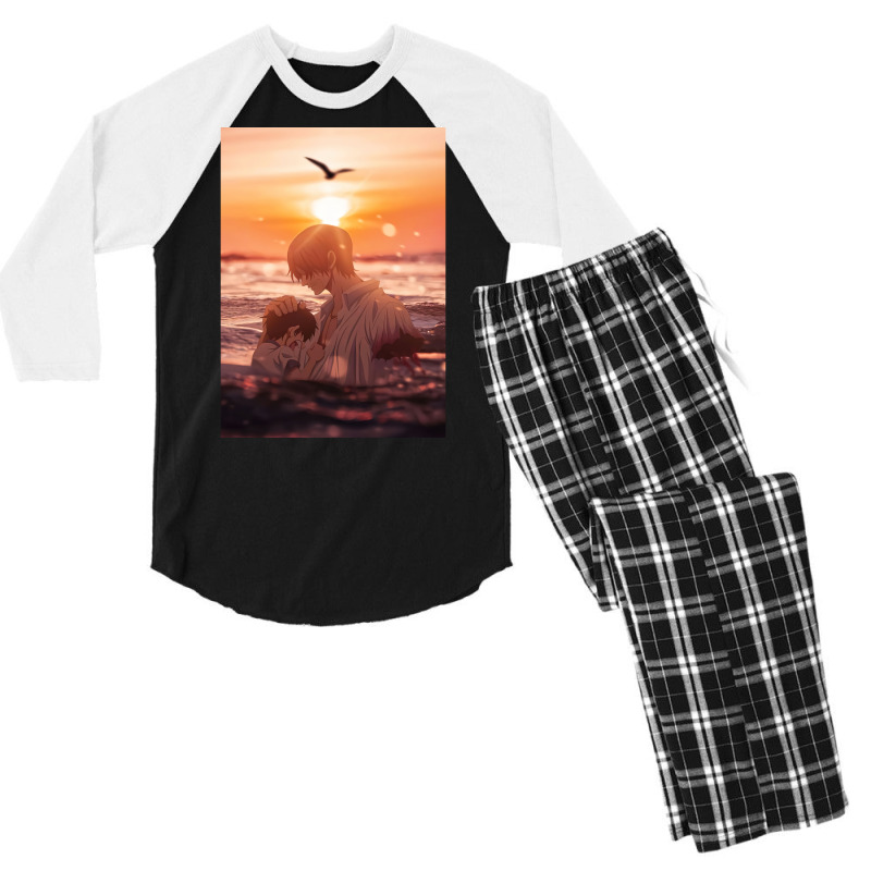 One Piece 9 Men's 3/4 Sleeve Pajama Set | Artistshot