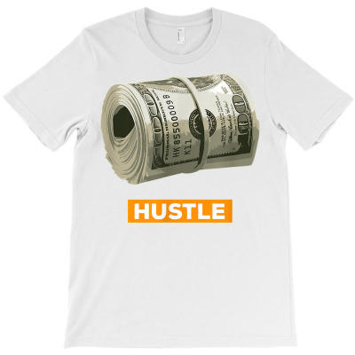 Hustle T Shirt Bank Roll Money Wad 100 Dollar Bills Shirt T-shirt Designed By Emelias