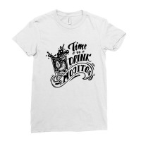 Time Drink Ladies Fitted T-shirt | Artistshot