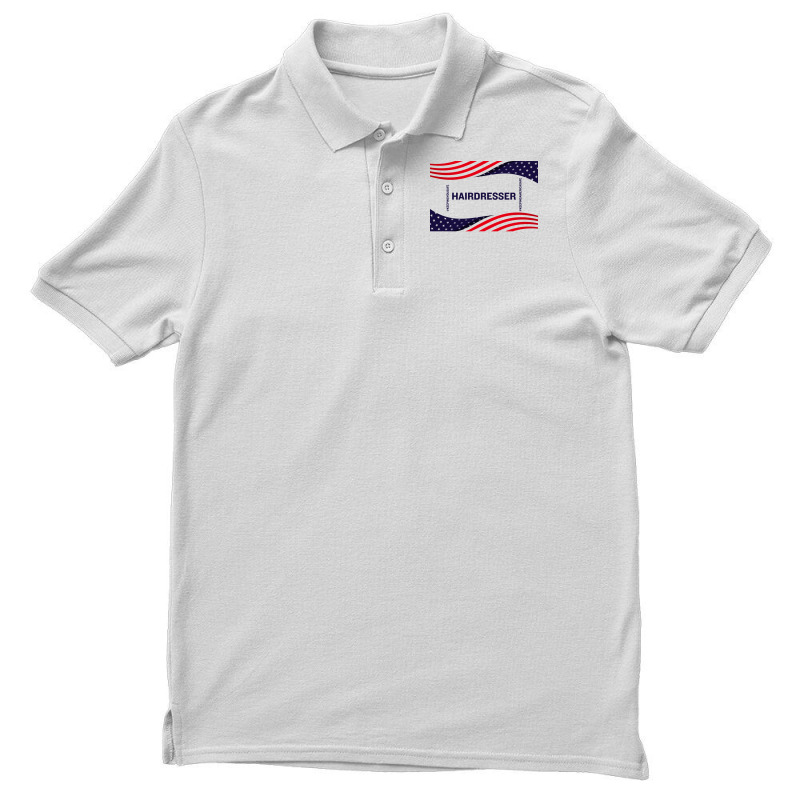 Hairdresser Keeping America Safe Men's Polo Shirt | Artistshot