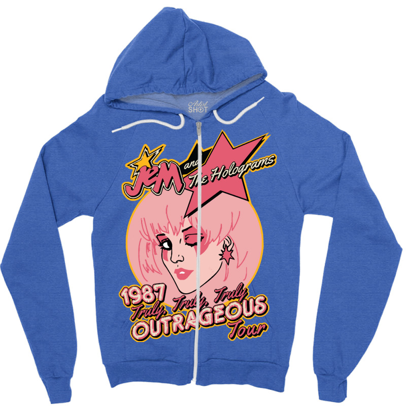 0jem 0outrageous Tour T Shirt Zipper Hoodie | Artistshot