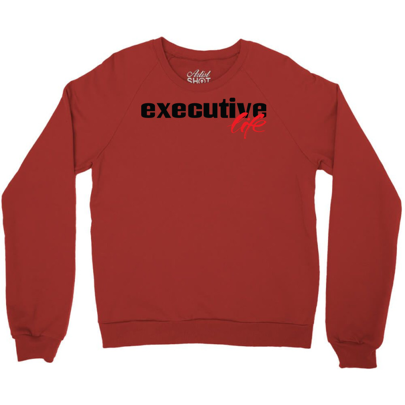 Executive Life Green Crewneck Sweatshirt by miletajunpei4 | Artistshot