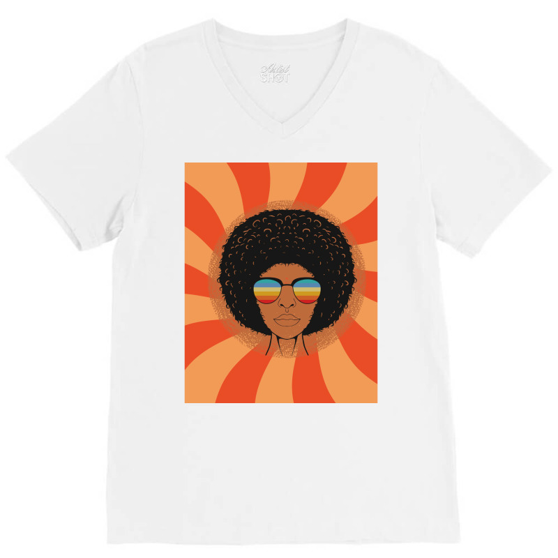 Big Hair Dont Care Boy V-Neck Tee by niventriskao | Artistshot