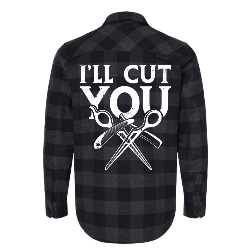 Ill Cut You Travel Flannel Shirt | Artistshot