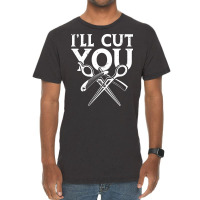 Ill Cut You Travel Vintage T-shirt | Artistshot