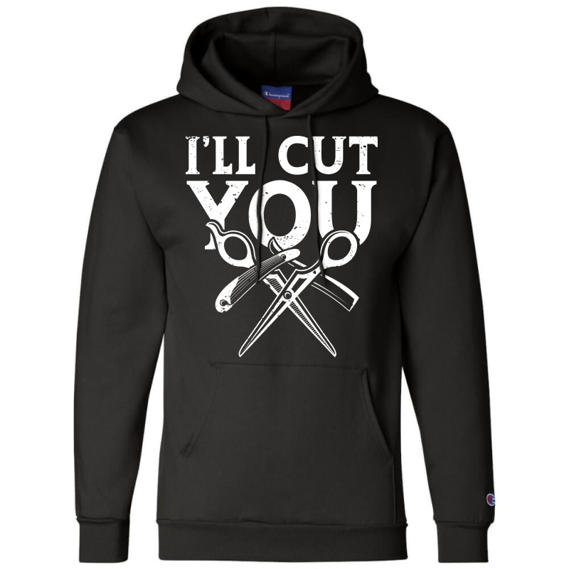 Ill Cut You Travel Champion Hoodie | Artistshot