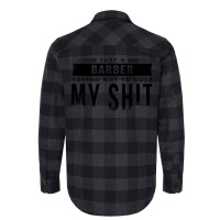 Just A Barber Cool Flannel Shirt | Artistshot