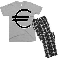 Euro Symbol Nostalgia Men's T-shirt Pajama Set | Artistshot