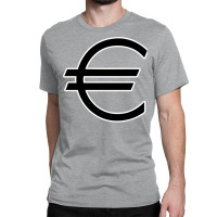 Euro Symbol Nostalgia Classic T-shirt | Artistshot