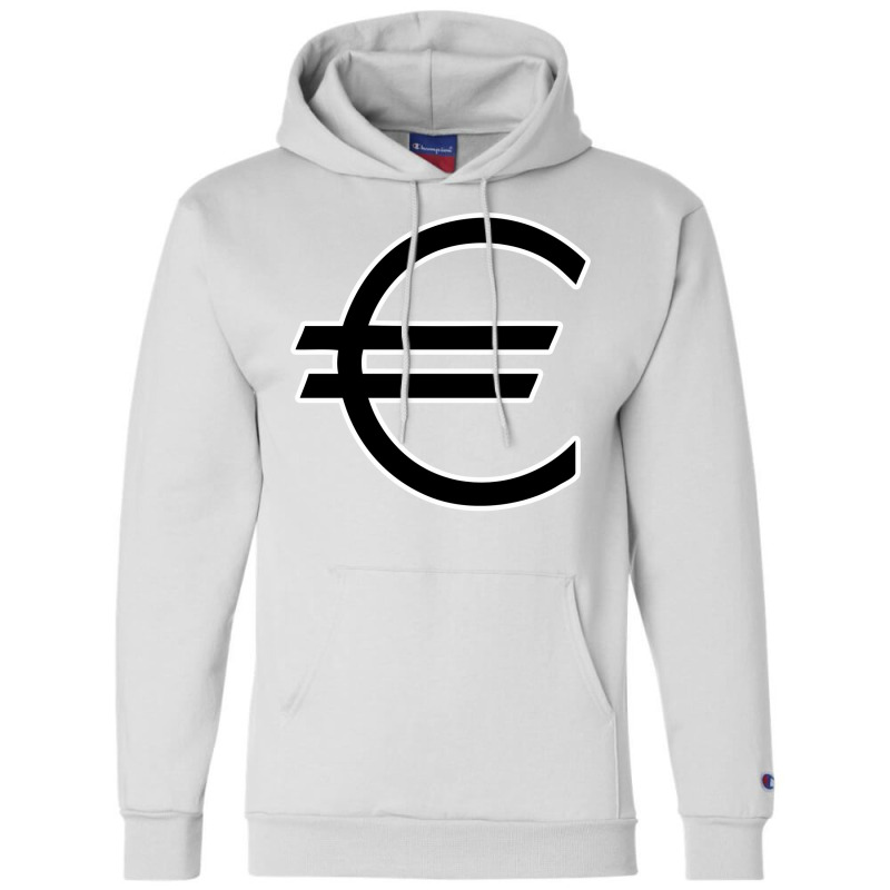 Euro Symbol Nostalgia Champion Hoodie by civilisalatis | Artistshot