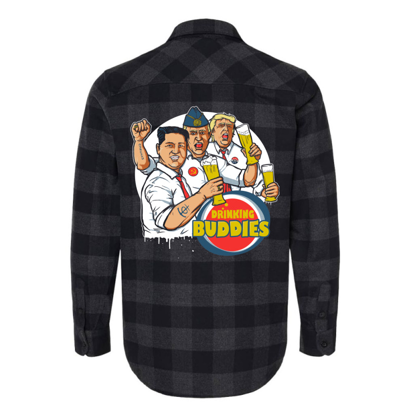 Drinking Buddies Flannel Shirt | Artistshot