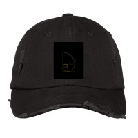 Fibonacci Golden Ratio Gold Spiral Sacred Geometry Vintage Cap | Artistshot