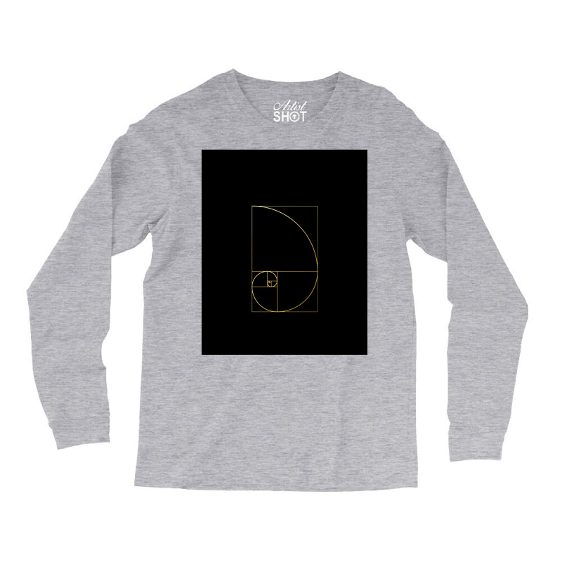 Fibonacci Golden Ratio Gold Spiral Sacred Geometry Long Sleeve Shirts | Artistshot