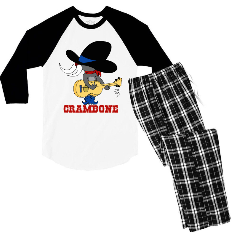 Crambone - Uncle Pecos Men's 3/4 Sleeve Pajama Set | Artistshot