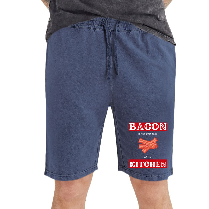 Bacon Is The Duct Tape Of The Kitchen Funny Bbq De Vintage Short by strosesimonsf | Artistshot