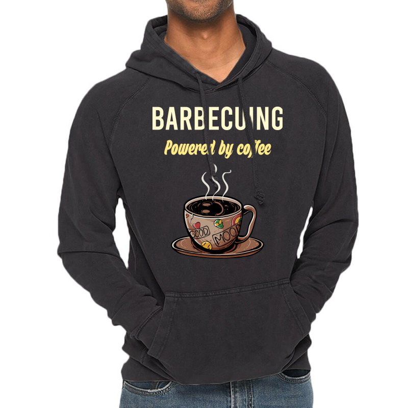 Barbecuing Fueled By Coffee Barbecue Bbq Party Foo Vintage Hoodie by strosesimonsf | Artistshot