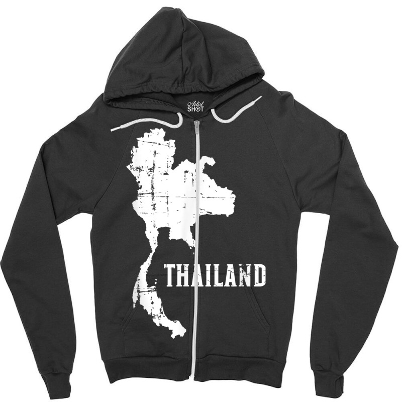 Thailand Map T Shirt Zipper Hoodie | Artistshot