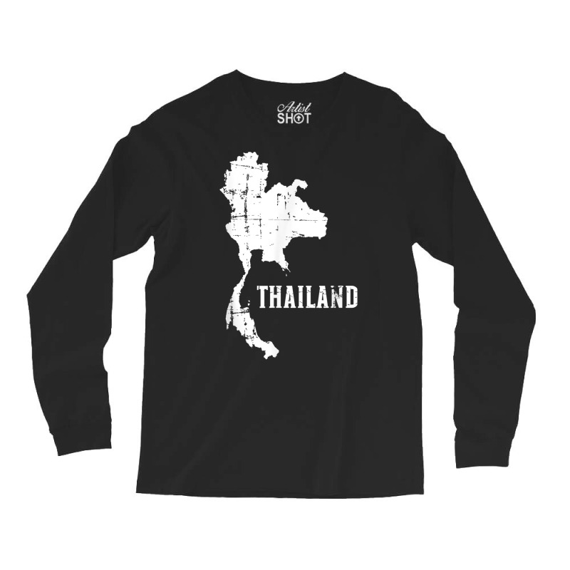 Thailand Map T Shirt Long Sleeve Shirts | Artistshot