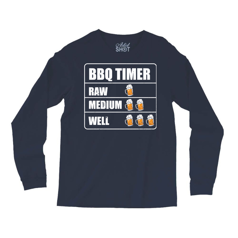 20200715 Bbq Timer Stars Long Sleeve Shirts by strosesimonsf | Artistshot