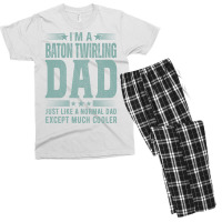 Baton Twirling Dadbirthday Gift Fathers Day Presen Men's T-shirt Pajama Set | Artistshot