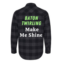 Baton Twirling Gift Flannel Shirt | Artistshot