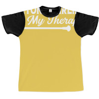 Baton Twirling Is My Therapy Music Graphic T-shirt | Artistshot