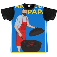 Barbecue Papa Quote Graphic T-shirt | Artistshot