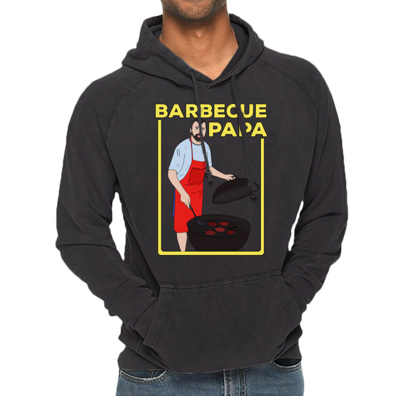 Barbecue Papa Quote Vintage Hoodie by strosesimonsf | Artistshot