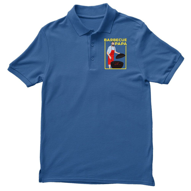 Barbecue Papa Quote Men's Polo Shirt by strosesimonsf | Artistshot